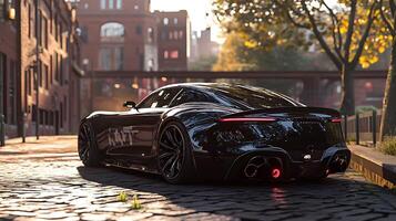 Highlighting the Precision and Style of a Modern Automotive Design photo