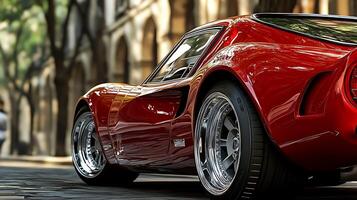 Detailed Close-Up of a Modern Car Capturing Every Design Element photo
