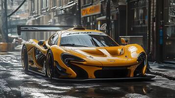 Capturing the Intricate Design of a Modern Car with Close-Up Precision photo