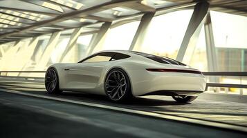 Capturing the Sleek Design of a Modern Car with Close-Up Precision photo
