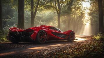Showcasing a Modern Car Intricate Details in Stunning Close-Up Photography photo