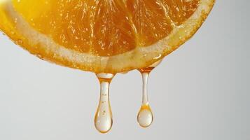 A Slice Of Sunshine Dripping Golden Nectar photo