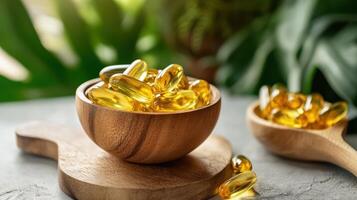 Keto Diet Supplements in Capsule Form for Health photo