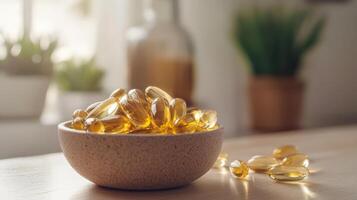 Capsules of Healthy Keto Diet Supplements photo