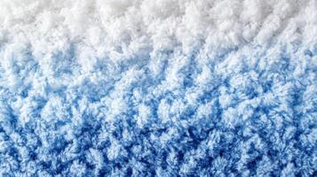 Abstract Blue and White Fuzzy Texture with Gradual Color Transition photo