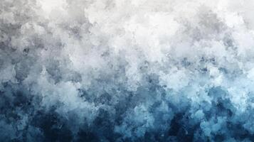 Abstract Blue and White Watercolor Background photo