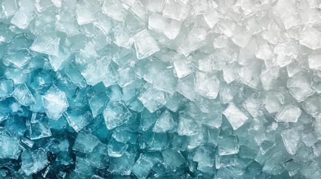 Close-up of a Surface Covered in Blue Ice Cubes photo