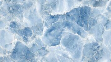Abstract Close-Up Texture of Blue Marble with Veins photo