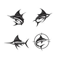 Swordfish King of the Currents vector