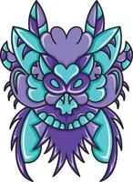 design monsters abstract colorful. Design for digital print and coloring book vector
