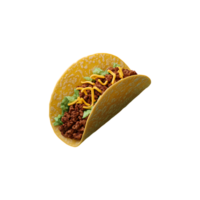 3d tacos top view png