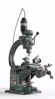 advanced machine with white background photo