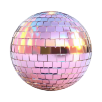 Shiny Disco Ball on Transparent Background png