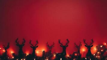 Candy Canes with Greenery with Red Text Space photo