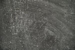 Chalkboard surface with scratches and dust in a learning environment photo