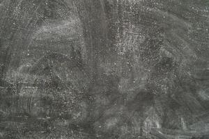Textured black surface with scratches and chalk marks in a classroom photo