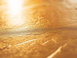 Smooth and Luxurious Golden Gradient Spherical Abstract Background photo