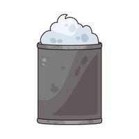 Illustration of Shaving Foam Can vector