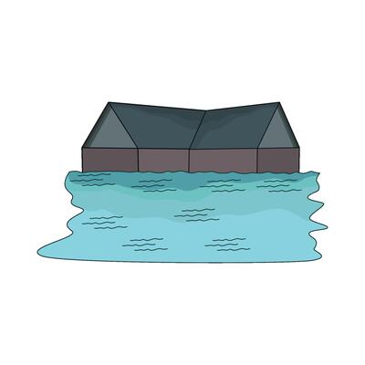illustration of Flooded House
