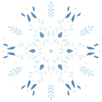 A snowflake pattern on Transparent background png