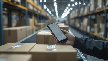 Smartphone Inventory Management in Modern Warehouse Logistics photo