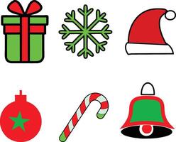 Christmas event ornament illustration with a white background vector