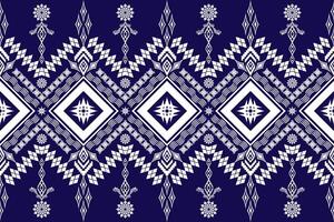 Geometric ethnic patterns design on purple background vector