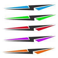 abstract design decal stickers for cars elements speed vector