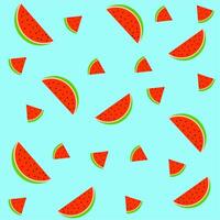seamless pattern watermelon vector