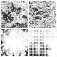 Dotted Background set vector