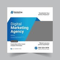 Fast, Easy, and Effective Business Social Media Templates vector