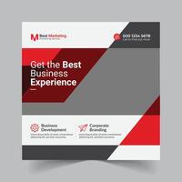 Simplify Social Media Design with Business Post Templates vector
