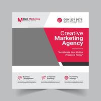 Create Stunning Business Social Media Posts with This Template vector