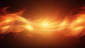 Abstract orange and yellow wave background. photo