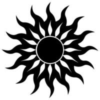Mandala Silhouette Design for Printing and Creative Projects vector