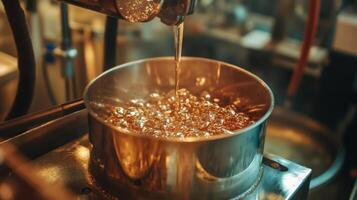 Gemstone extraction involves careful handling and precision. photo