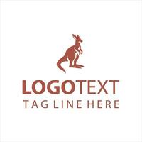 Aussie Leap Kangaroo Logo vector