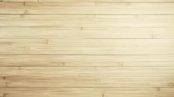 Light bamboo wood texture with horizontal planks in natural warm tones photo