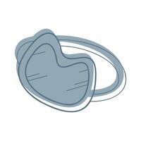 One swimming mask color. Clip art for your projects. vector