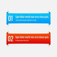 Two banners with the text how to write a good essay vector