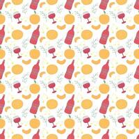 Seamless christmas pattern. New year background vector