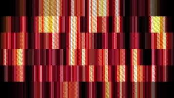 Abstract movement of red and black mosaic crossed lines video
