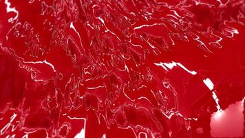 Red fluid flows like a vortex video