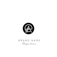 AE logo Design Template Graphic Branding Element. vector