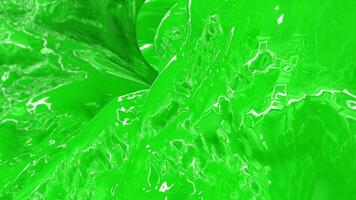 Green fluid flows like a vortex video