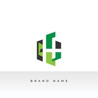 H Logo with Initial Letter H Style isolated on Dual Background. Usable for Real Estate, Construction, Architecture and Building Logo vector