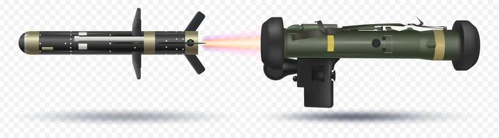 A cartoon illustration of a rocket with a laser vector