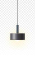 Modern lamp hanging on a white background vector