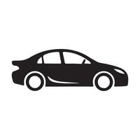 Flat Car Icon Design on a White Background vector