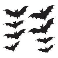 Minimalist Bat Outline Drawing on White Background vector